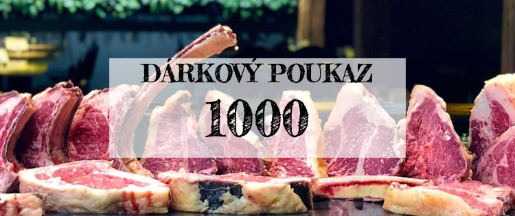 Dárkový poukaz 1.000 Kč