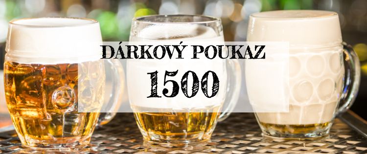 Dárkový poukaz 1.500 Kč